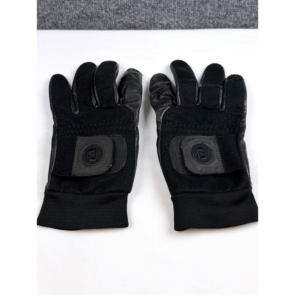 FootJoy WinterSof Golf Gloves Mens Black Leather Fleece Cold Weather Mens Large